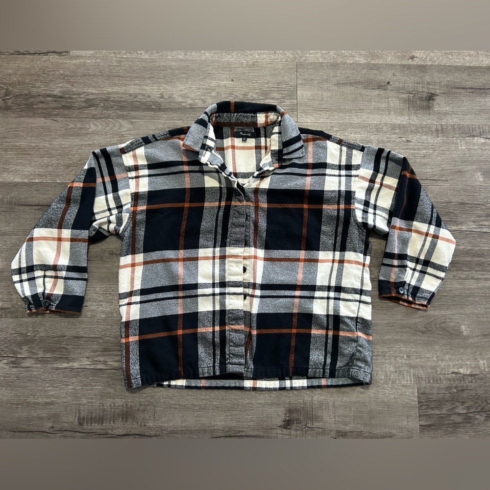 Women’s Madewell Plaid Button Up S